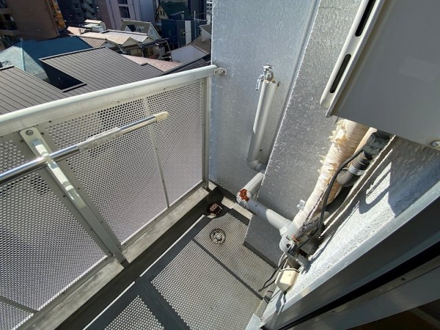 神戸市中央区下山手通８丁目の賃貸マンションのバルコニー