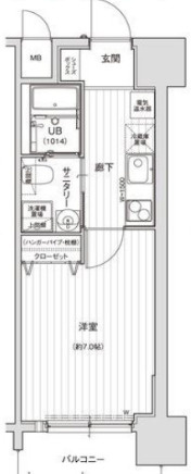 アドバンス神戸プラージュの間取り