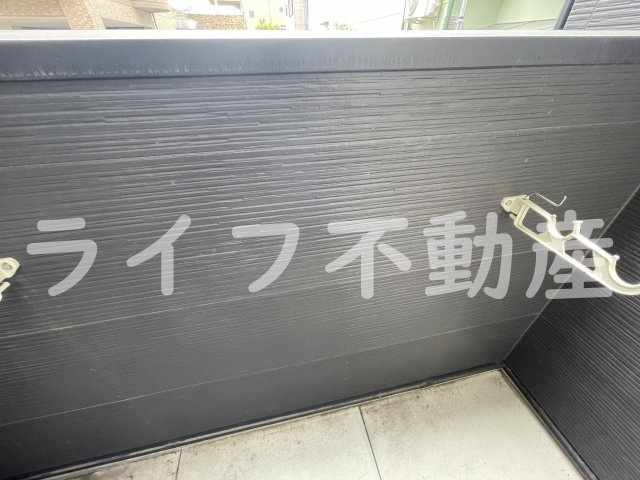 サンテラス西岩田のバルコニー|広々としたバルコニーです