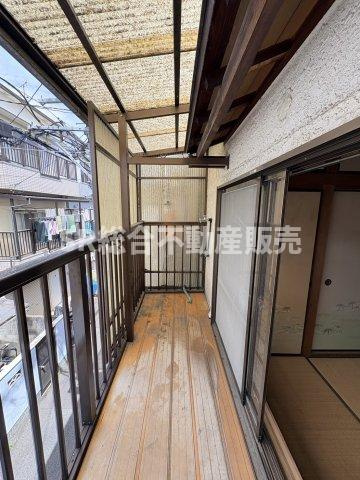 花園西町2丁目中古戸建のバルコニー|陽当たり良好で洗濯物が乾きやすいです！