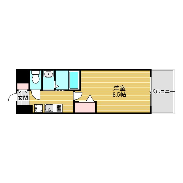 プルミエールメゾン江坂の間取り