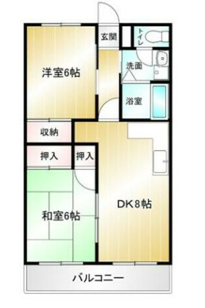 向台グリーンマンションの間取り