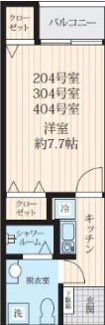 【間取り】 | フォセット新大橋