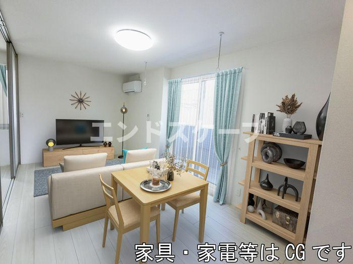 イーステージ大橋町の居間・リビング|高崎、前橋のお部屋探しはエンドスケープまで！お客様の理想お聞かせ下さい♪