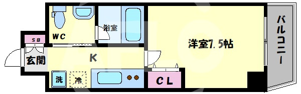GOTTS大今里の間取り|GOTTS大今里　間取り