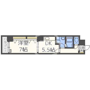 ラフォーレ島之内Ⅱの間取り|ラフォーレ島之内Ⅱ　間取り