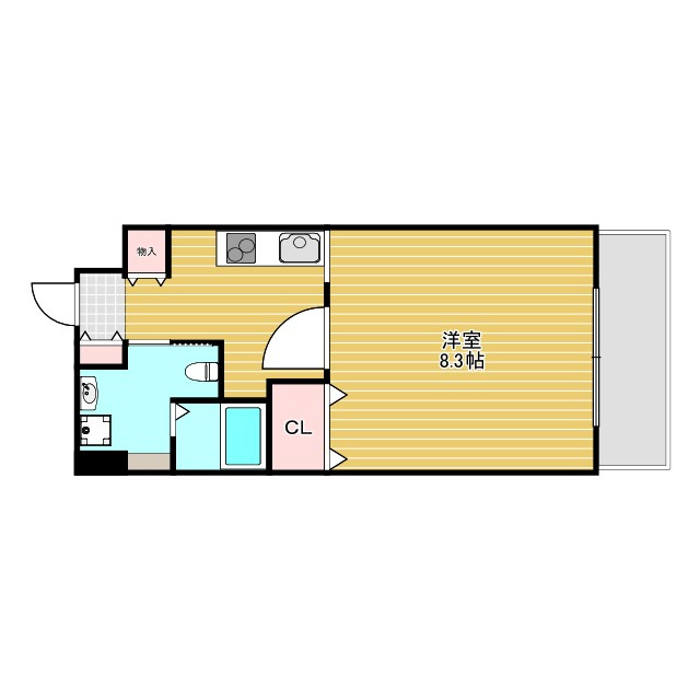 ドライバウム江坂の間取り
