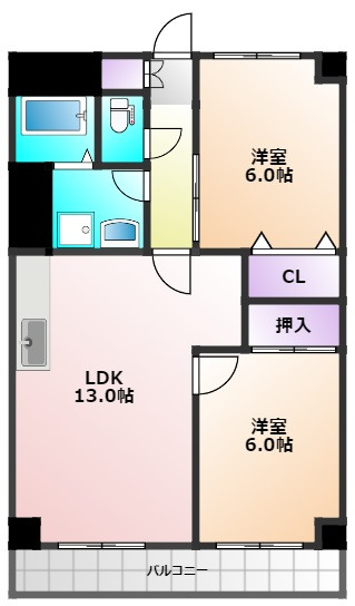 サングリーンハイツの間取り