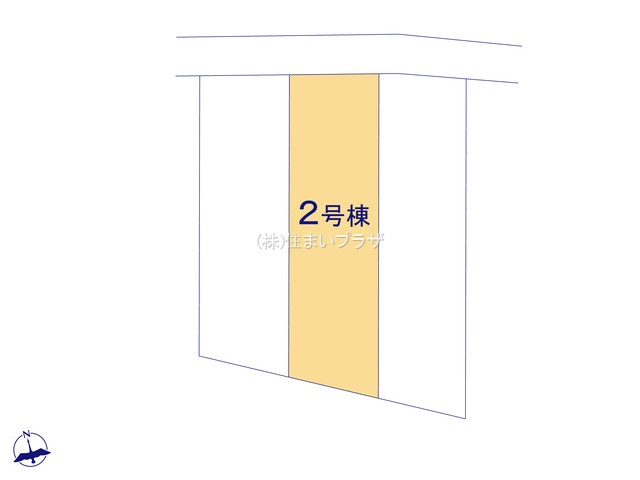 仲介手数料無料）一宮市春明の区画図