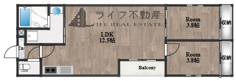 Tio瓢箪山の間取り