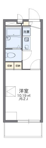 レオパレスハーモニーランドⅠの間取り