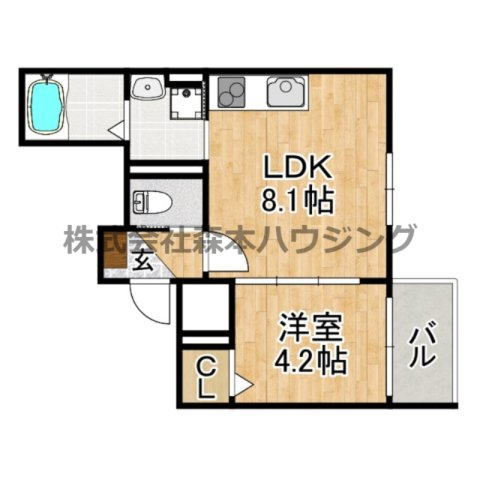 【間取り】 | 　LIX大和田駅前