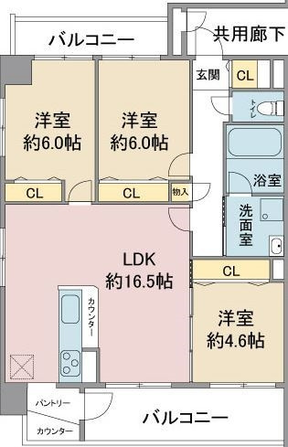 グランヒルズ猫洞の間取り