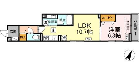 D-Neukの間取り