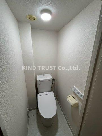 大淀町スカイハイツのトイレ|シンプルで使いやすいトイレです