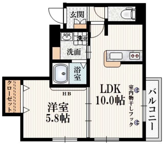 Ｓｉｌｋ　Ｒｅｓｉｄｅｎｃｅ　Ｓの間取り|★角部屋・２面採光★充実した設備です★