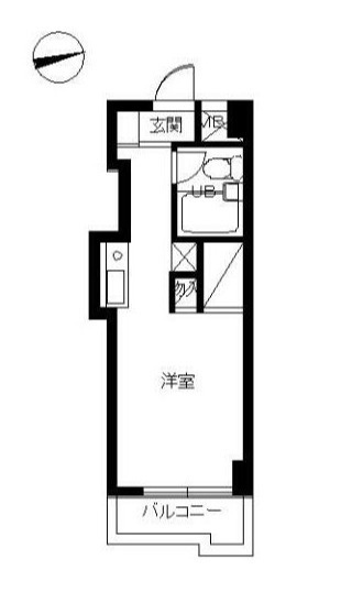 スカイコート入谷の間取り