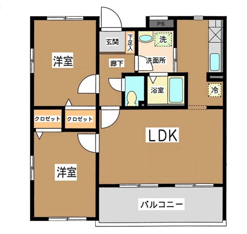 サンライズ新川崎 の間取り|間取りです。