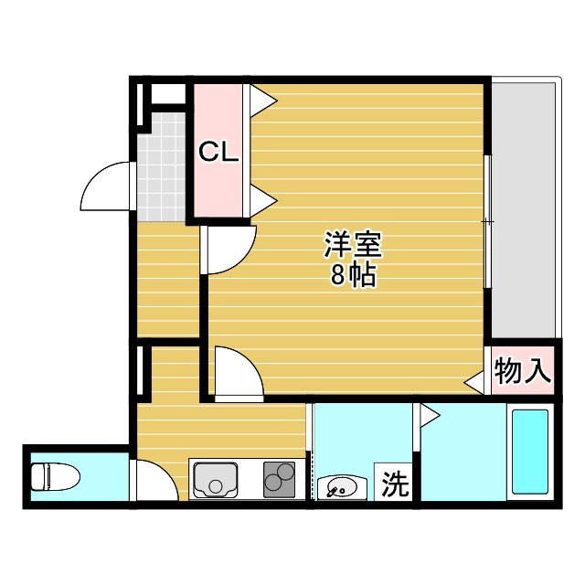 フジパレス吹田寿町Ⅰ番館の間取り