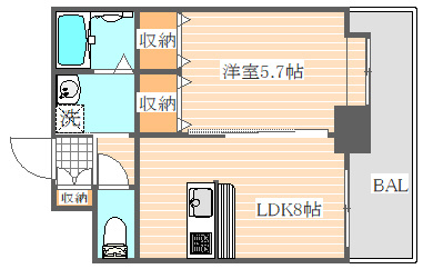 FUSHI BLD（フシビル）の間取り|使いやすい間取りです。