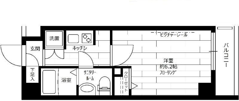 ステージファースト池袋アジールコートの間取り|間取りです。