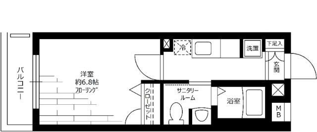 アルテールＡ棟の間取り|間取りです。