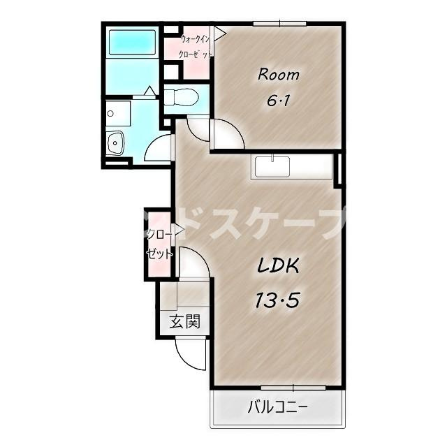 アンジュ・プレッソＢの間取り|高崎、前橋のお部屋探しはエンドスケープまで！お客様の理想お聞かせ下さい♪