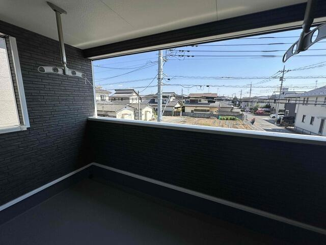 クレイドルガーデン宇都宮市今宮第3　新築一戸建てのバルコニー