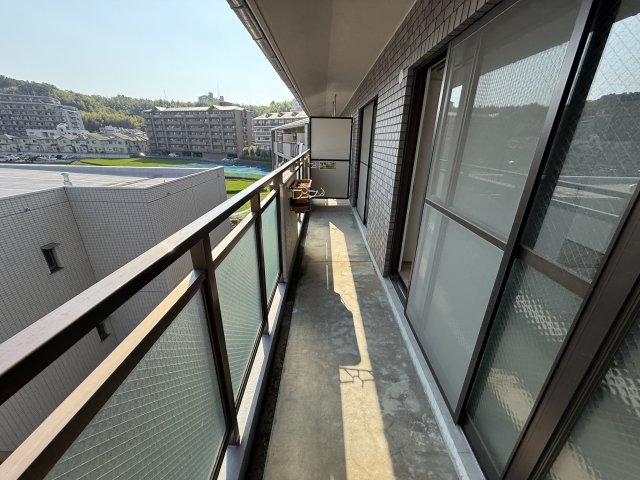 ハイツ桃山Ⅱのバルコニー