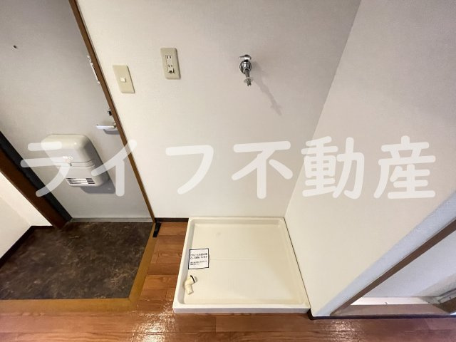 パトラKの洗面所|脱衣スペースもあります