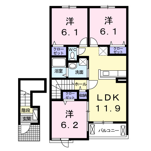 リオの間取り