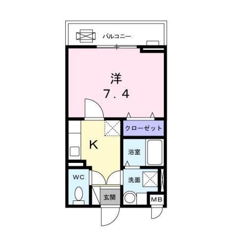 ティープラント朝日の間取り