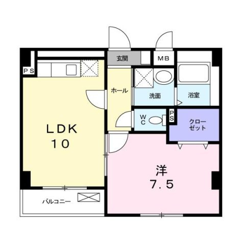 アルディエンテ　Ｙ＆Ｊの間取り
