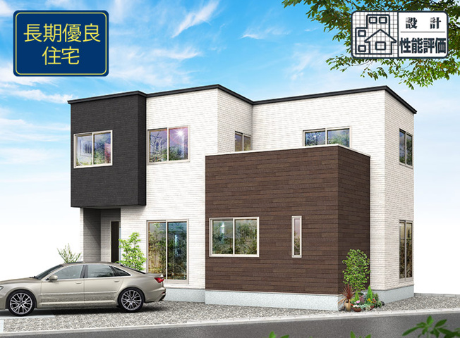 【外観パース】 | 静岡市清水区折戸 9期 新築一戸建て 7号棟 | 外観パースです
