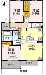 EMINENCE A棟の間取り