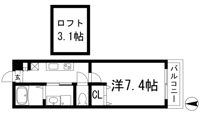 【間取り】 | レジデンス石橋