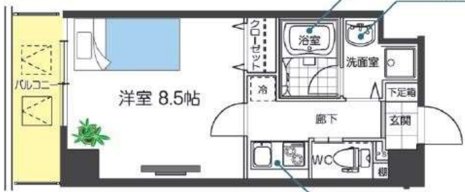 プレシオ小阪の間取り