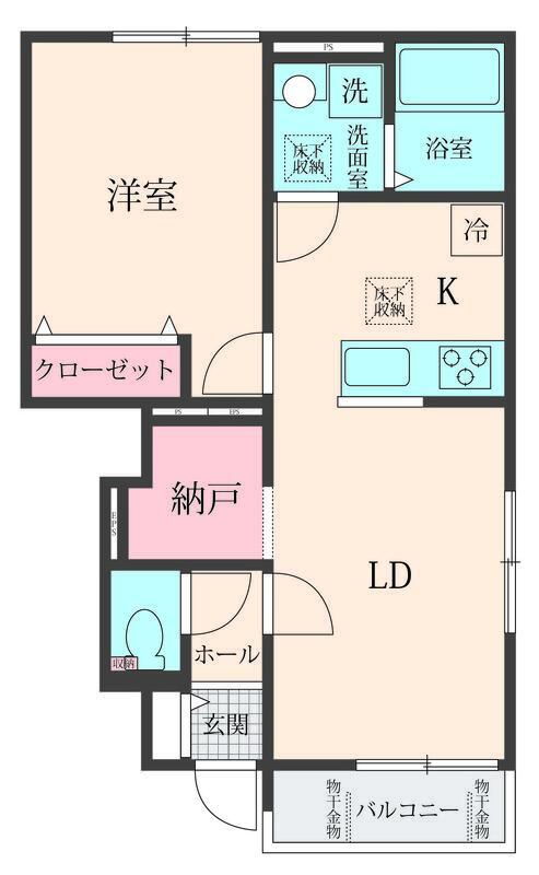 プール・トゥジュールⅡの間取り