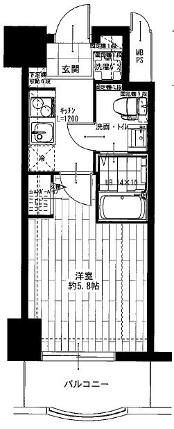 パーク・ノヴァ横浜・参番館の間取り