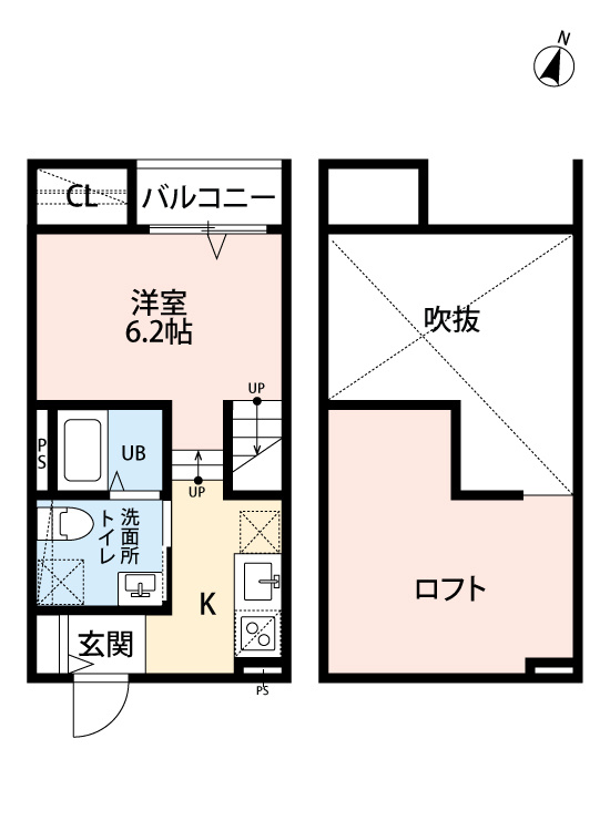 プリムローズ吉塚の間取り|使いやすい間取りです。
