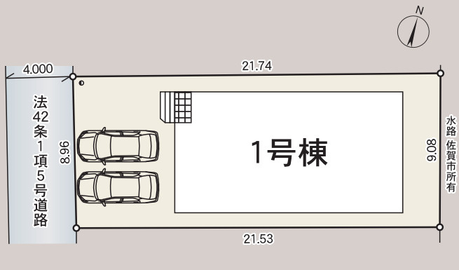 クレイドルガーデン佐賀市多布施 第16の区画図