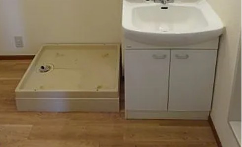 メゾン ウィスタリアの洗面所