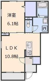 ボヌール　ハスヌマの間取り