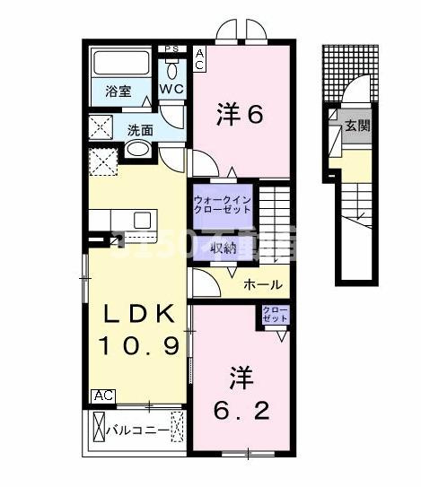カーサ　ノア　Ⅰの間取り