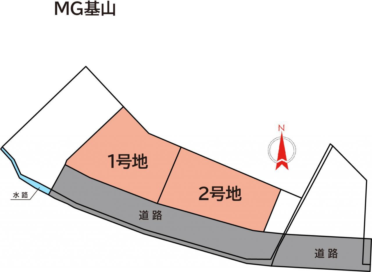 エムズガーデン基山 １号地の区画図