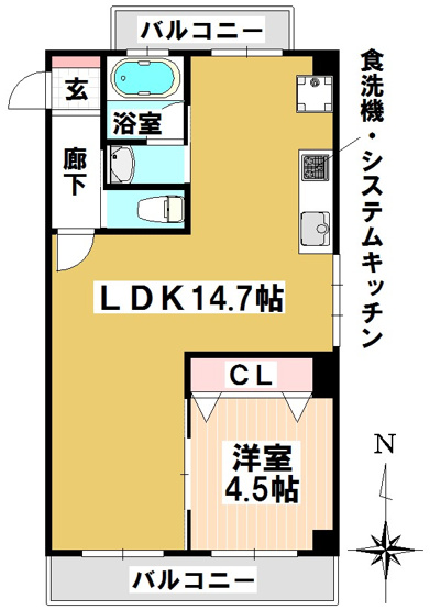【間取り】 | LA096