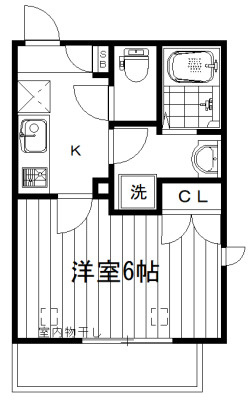 ＪＫコーポラスの間取り