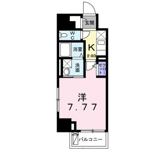 【間取り】 | クレスト　中六 | 「クレスト　中六」の間取りです