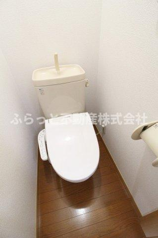 コーポみらいパート1のトイレ|コンパクトで使いやすいトイレです
