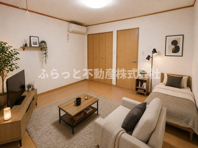 コーポみらいパート1の内装|家具・家電はAIによるイメージです
